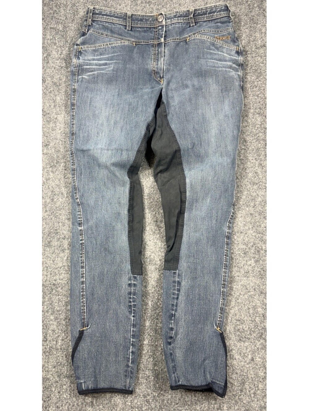 Pikeur Denim Candela Breeches Equestrian Horseback Riding Heritage Size 32L Pant